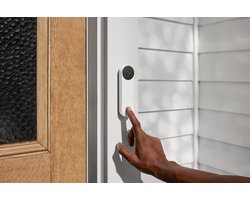 Google Nest Videodeurbel - Deurbeldrukker - Batterij - Wit