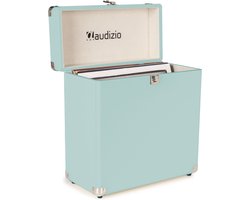 Audizio RC32 Vinyl Platenkoffer voor max 30/35 platen - Blauw