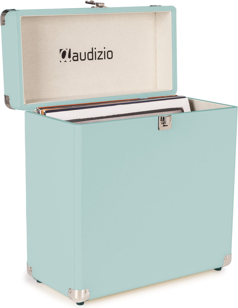 Audizio RC32 Vinyl Platenkoffer voor max 30/35 platen - Blauw