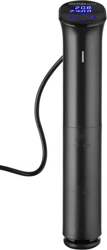 De beste sous vide stick 6 iVide Circulator Stick - met Wifi Besturing - iOs / Android - 750W - Ø6x(H)33cm