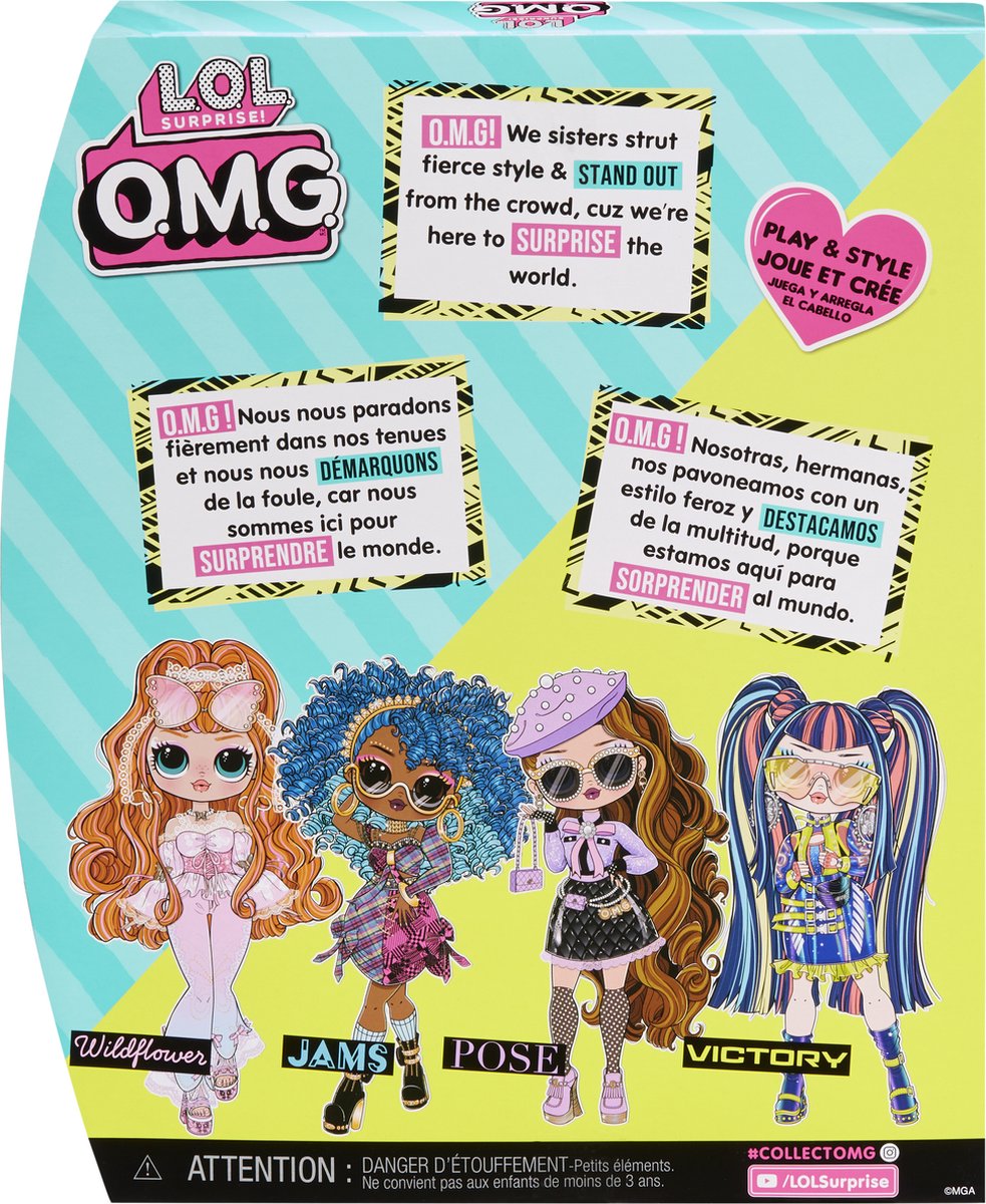 L.O.L. Surprise! OMG Core - 25 cm - Victory - Met accessories - Modepop — afbeelding 2