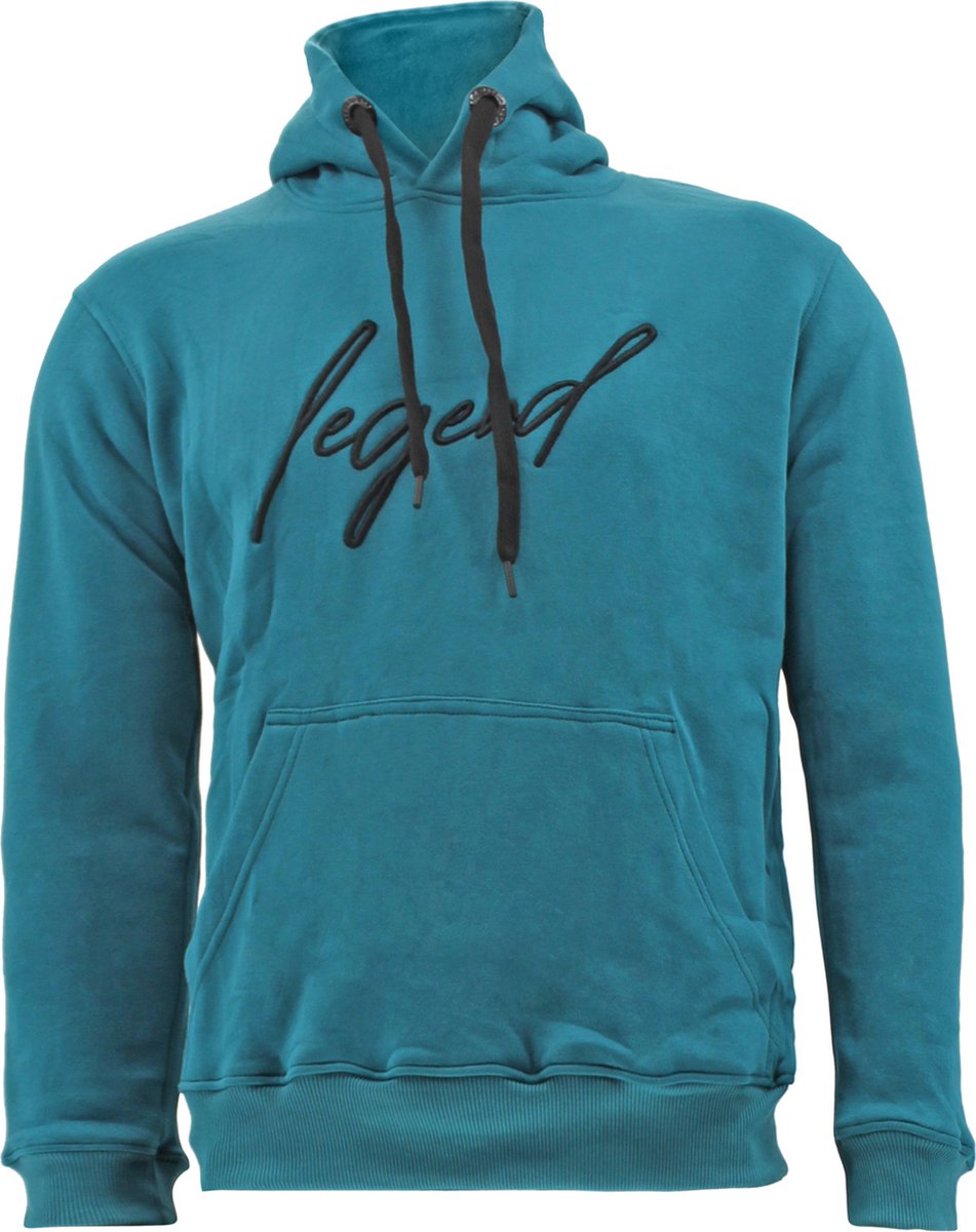 Hoodie Heren / Dames Signature Milano Petrol M