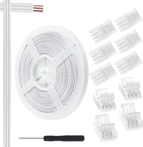Connector voor 4 Pin RGB Led Strips 10mm | Soldeervrij