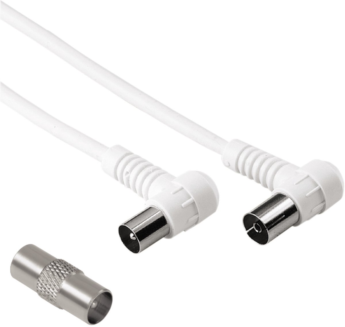 Hama 00205299 coax-kabel 1,5 m Coaxiaal Wit
