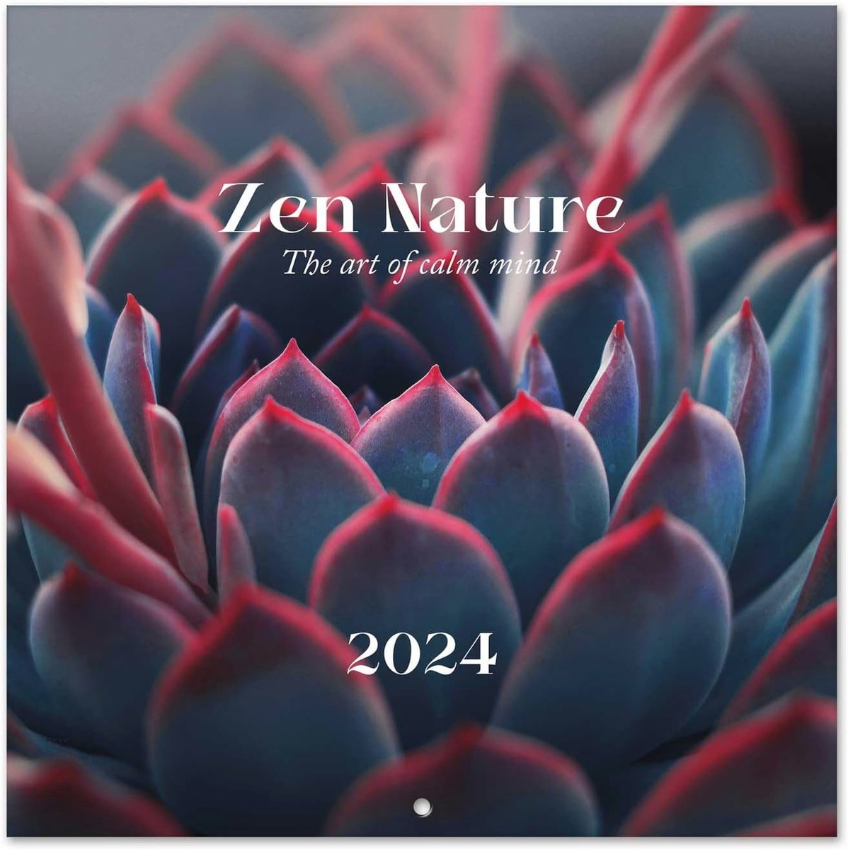 Wandkalender 2024 - Zen Nature - 30x30 cm - Fsc-gecertificeerd - Organiseer je Jaar