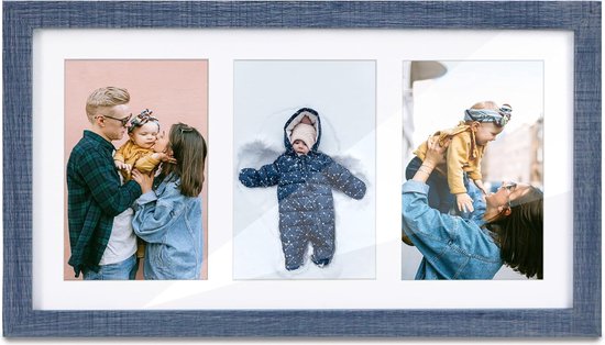 ZEEYUAN Fotolijstcollage voor Polaroid foto's, familie, fotolijst om op te staan voor meerdere foto's