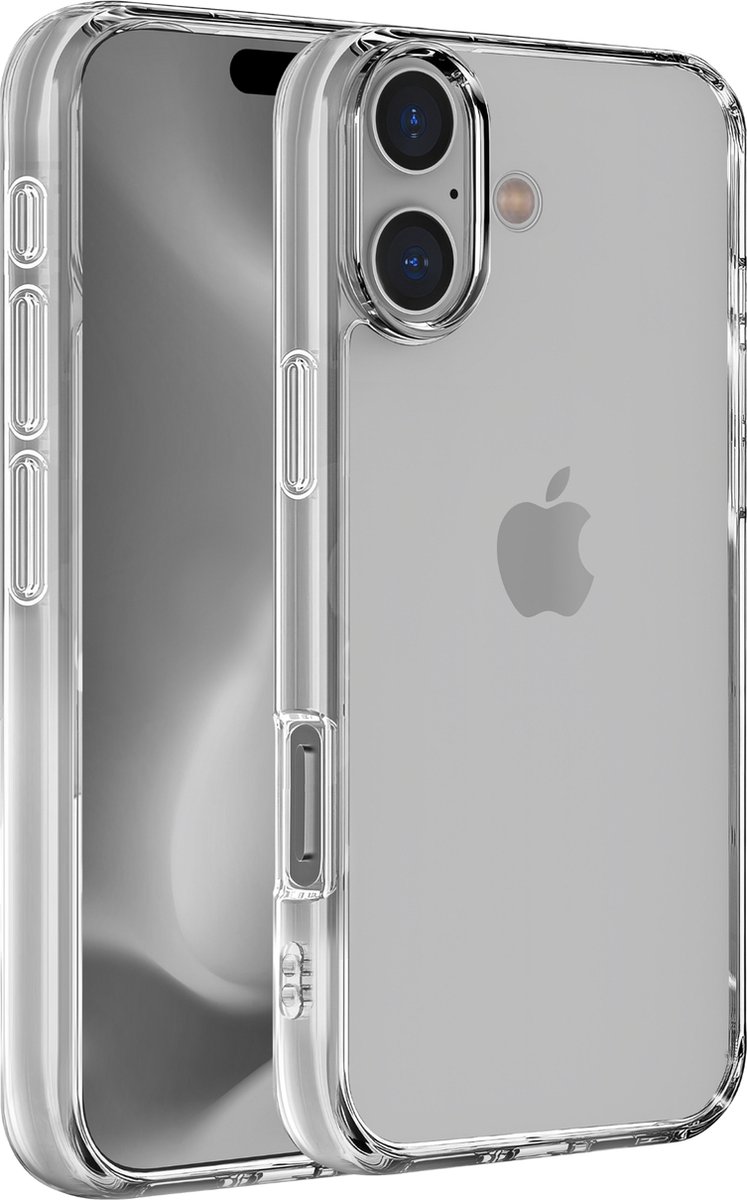 Hoesje voor iPhone 16 Plus backcover Shockproof siliconen Transparant