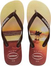 HAVAIANAS HYPE Sand grey /Dark brown
