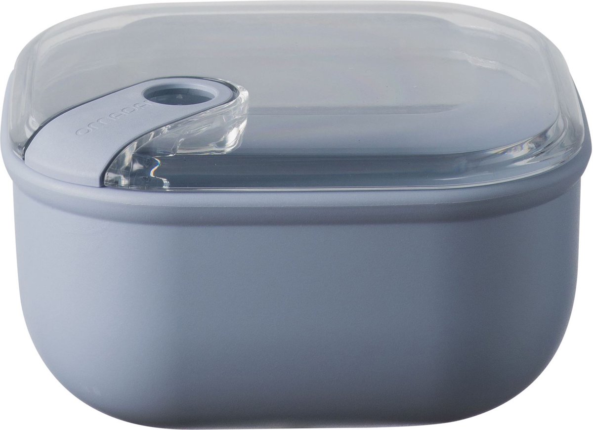Omada - Pull Box Lunchbox Vierkant 1 liter - Polypropyleen - Blauw -