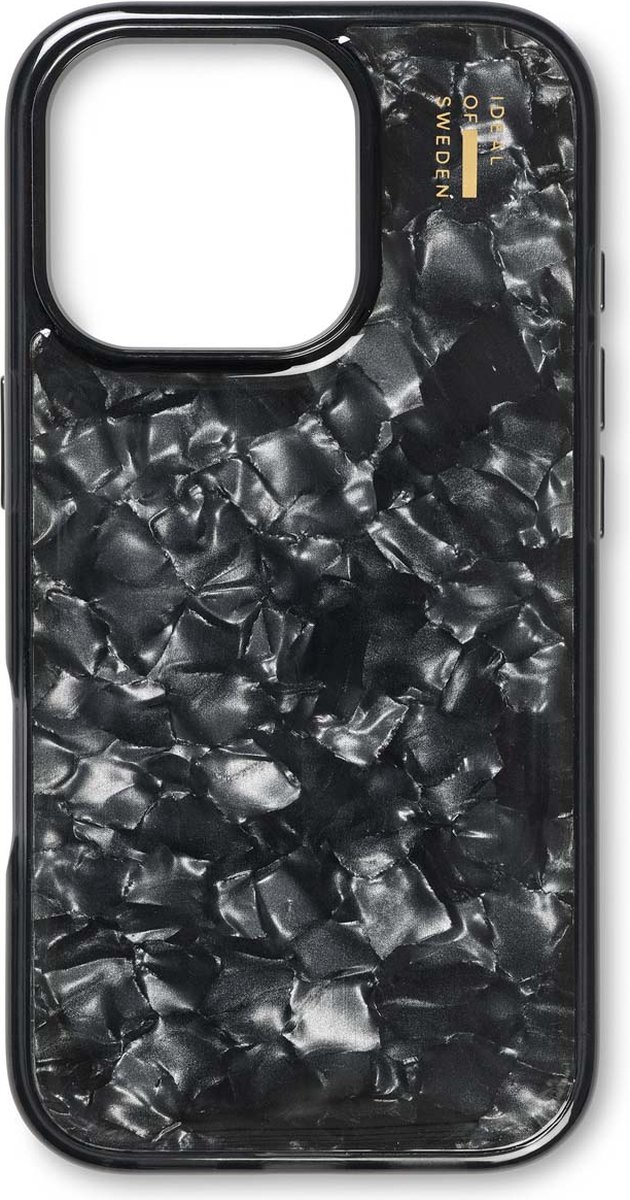 iDeal of Sweden Pearlized Case geschikt voor Apple iPhone 16 Pro Max - Zwart