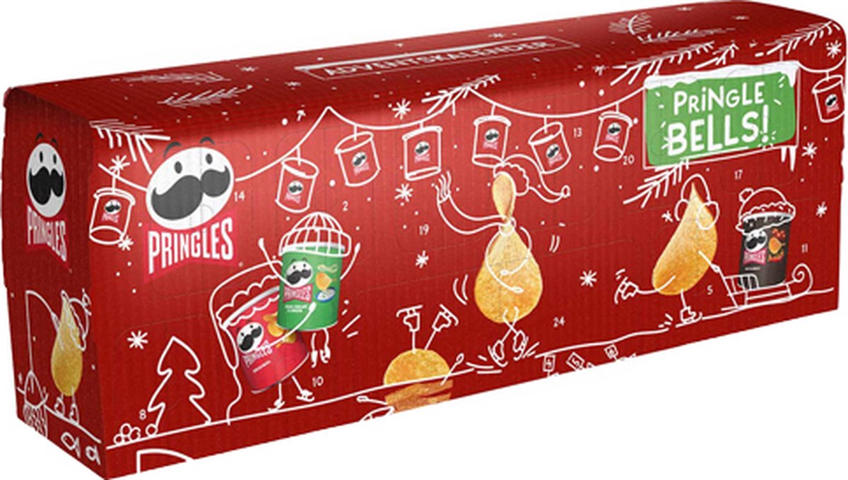 Pringles - Adventskalender Rood