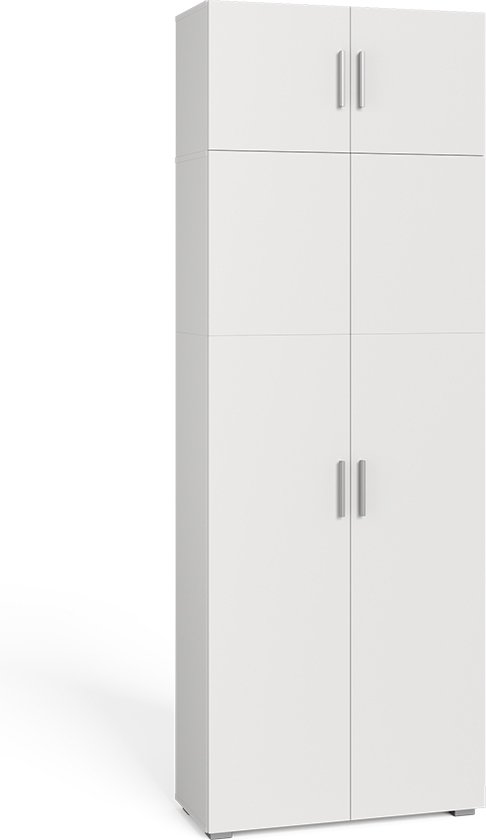 Vicco Archiefrek Frank, Wit/Sonoma, 80 x 182.4 cm