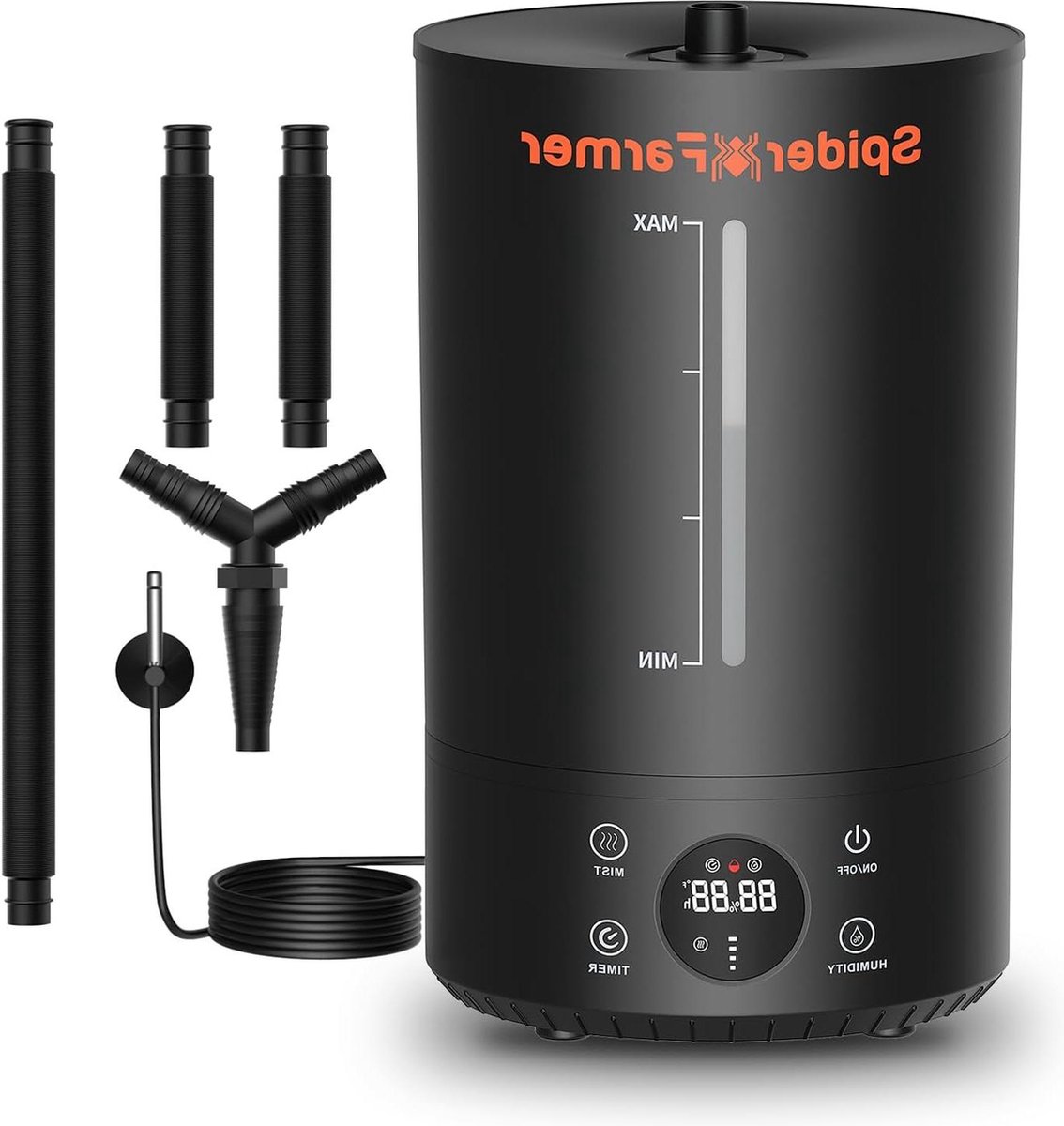 Luchtbevochtiger 6 liter top fill koele nevel met 12 uur timer afstandsbediening voor slaapkamer en planten