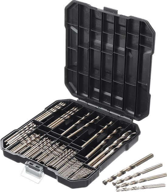 M35 Kobalt Boorset - 10-delig. Spiraalboor met zeskantschacht 1,5-6,0mm