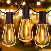 Lichtsnoer - Waterbestendig - 15 Meter 15 LED Lampen Tuinverlichting Terrasverlichting Prikkabel