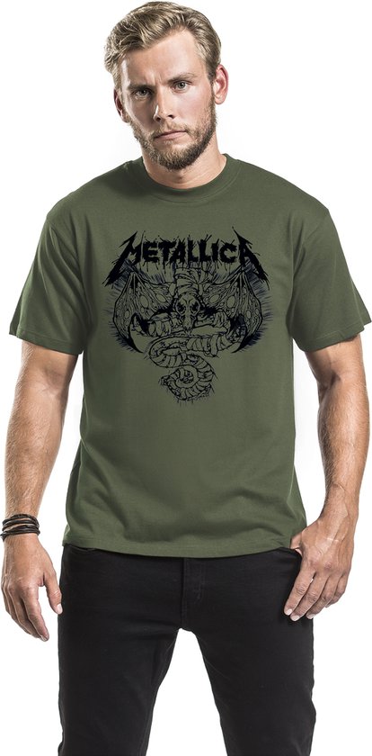 T-shirt Metallica Roam Blast Olive XL Katoen - Produits dérivés du groupe, Groupes