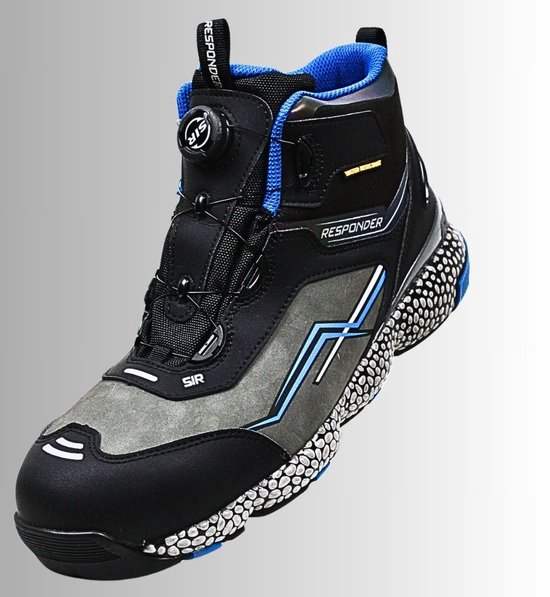 MANHATTAN Chaussures de travail Hautes S3 - Chaussures de sécurité - Cuir Nubuck - Imperméables - Embout Aluminium