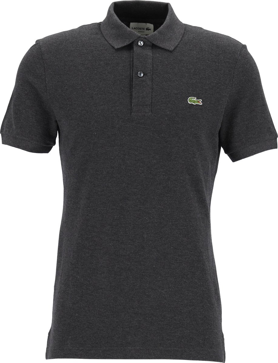 Lacoste Slim Fit Piqué Polo Heren Antraciet