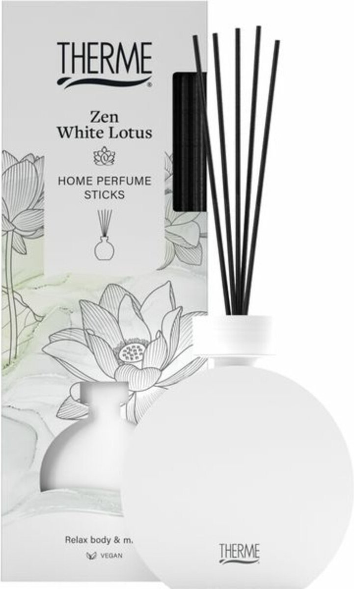 Zen White Lotus geurstokjes van Therme — cadeau in Wonen & Interieur - foto 3