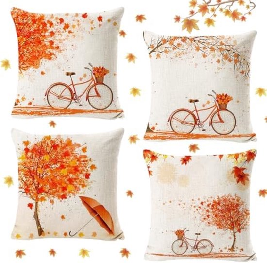 Fancy Homi 2 stuks Boho decoratieve sierkussenslopen 45 x 45 cm, voor woonkamer, bank, bed, bank, rustiek, modern, boerderij, huisdecoratie, zachte corduroy, crème, vierkante kussensloop 45 x 45 cm