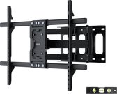 Auronic TV Beugel - TV Muurbeugel - Draaibaar en Kantelbaar - 37 tot 90 inch - Tot 65 KG - Zwart