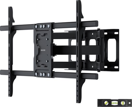 Auronic TV Beugel - TV Muurbeugel - Draaibaar en Kantelbaar - 37 tot 90 inch - Tot 65 KG - Zwart