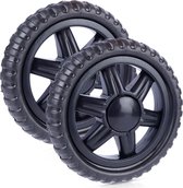 Poussettes pour bébés Roues en caoutchouc Accessoires Avant Roue