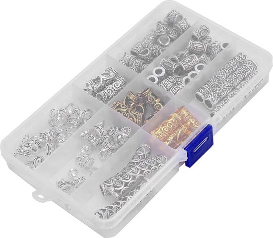 Beavorty 5 Stuks Dreadlock Ringen - Haaraccessoires Voor Vlechten En Creatieve Stijlen - Gemengde Kleuren