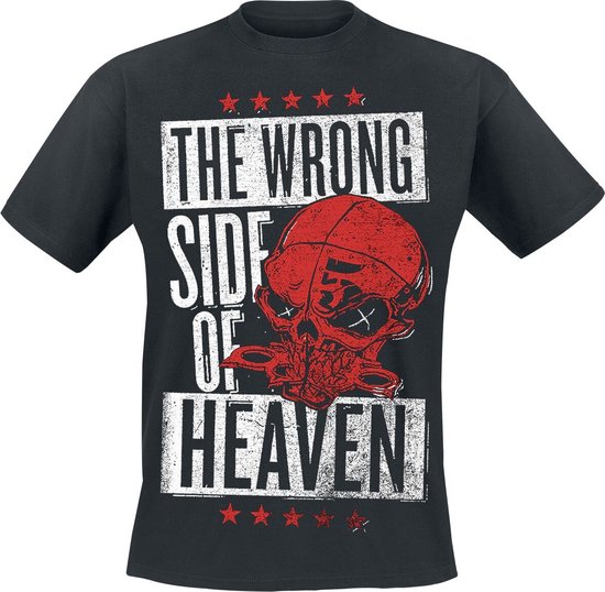 Five Finger Death Punch The Wrong Side Of Heaven - The Righteous Side Of Hell Heren T-shirt - zwart - L