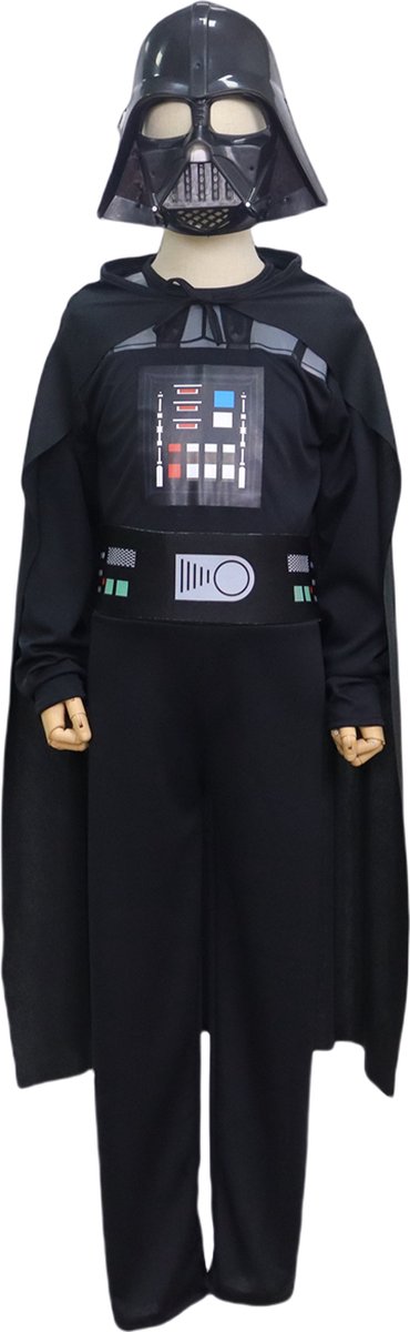 Joya Kids® Galactische Vader Schurk Verkleedset | Halloween Verkleed Kostuum | Sience Fiction Darth verkleedset | Verkleedkleding Jongen en Meisje | — afbeelding 3