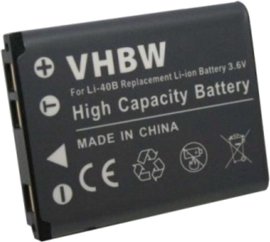 Camera accu 700mAh compatibel Casio NP-80 NP-82 Fujifilm NP-45 Kodak KLIC-7006 Nikon EN-EL10 Olympus Li-40B Li-42B Lithium-ion