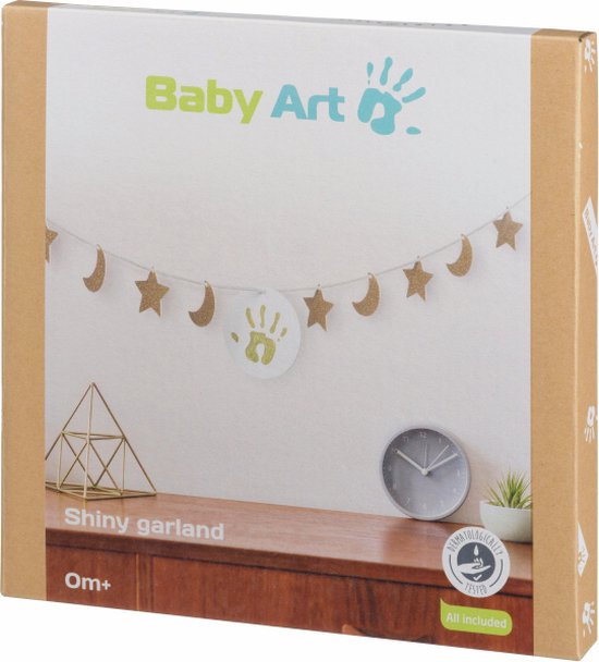 Baby Art Guirlande met afdruk - Glitter goud van Baby Art — afbeelding 2