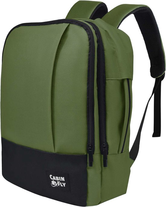 CabinFly - Bellanca - 40 x 30 x 15 - KLM, AirFrance, British Airways, SAS, Finnair, Turkish Airlines, TAP - Cabin Bag - 40x30x15 cm - Rugzak - Handbagage 18 Liter
