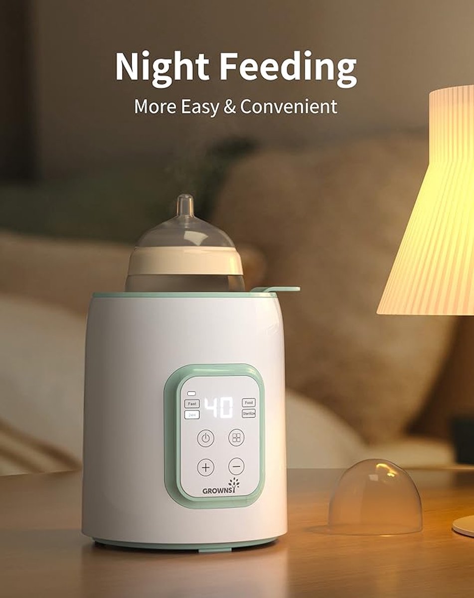Equivera Flessenwarmer - Flessenwarmers - Flessenwarmer Ondwerweg - Flessenverwarmer - Flessenwarmer Baby - Flesverwarmer - Fleswarmer