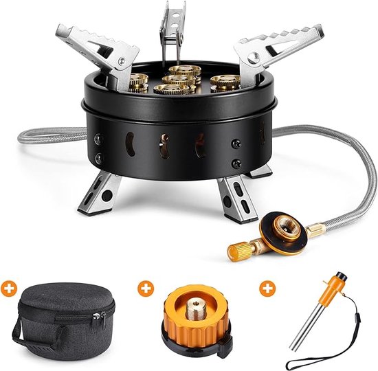 Equivera Wokbrander - Wok Brander - Camping Kooktoestel - Campingkooktoestellen - Kooktoestel — afbeelding 4