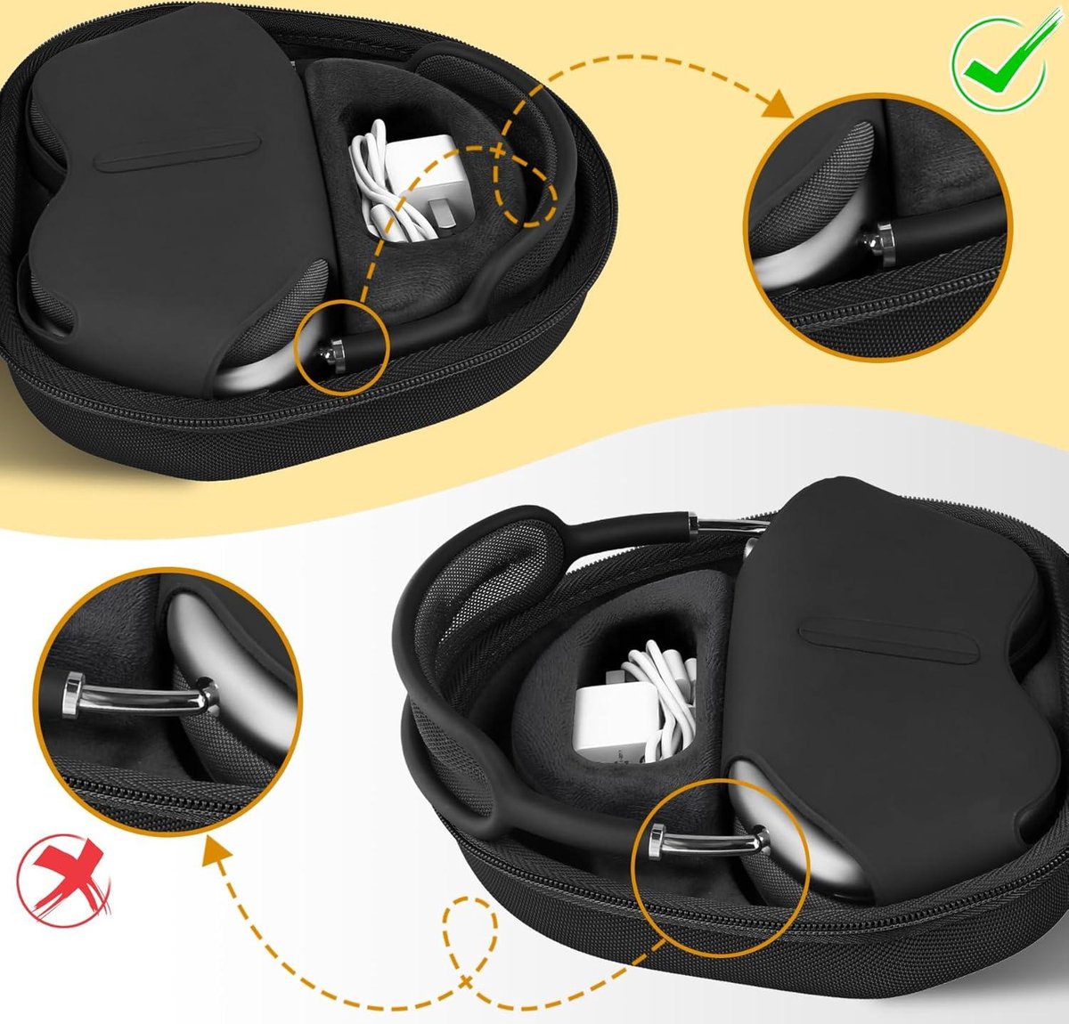 Apple AirPods Max Draagtas - Smart Case met Slaapmodus | bol