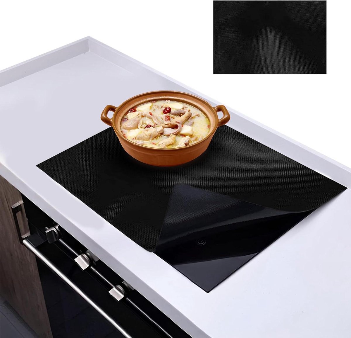 52 x 78 cm magnetische inductieplaat beschermmat herbruikbaar siliconen antislip krasbestendig
