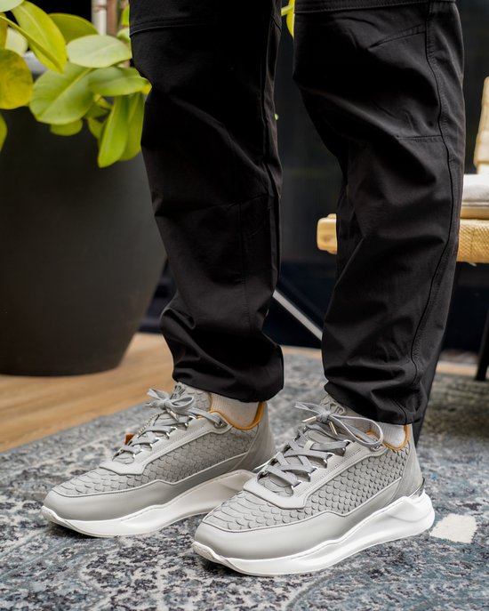 Benjamin Berner Hector Runner Python Cut Matt Nappa Sneaker | bol