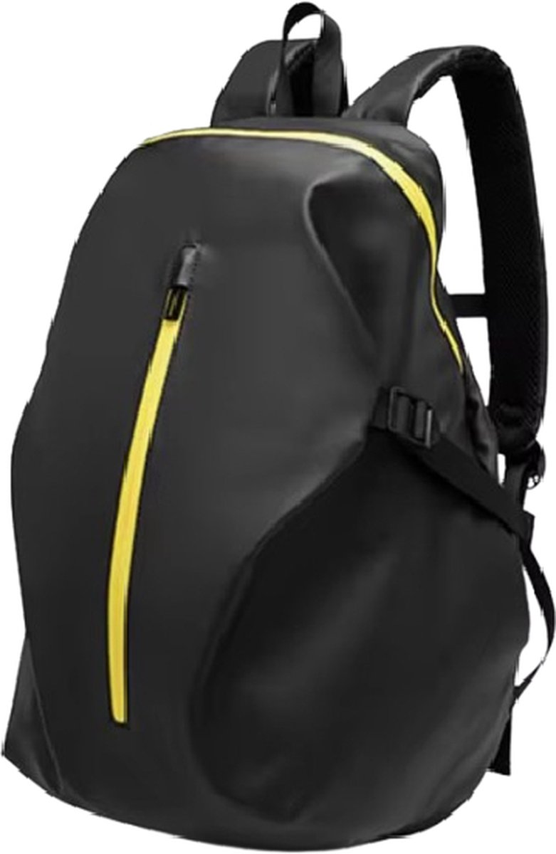 CarryQuest® - Motor Rugzak - Multifunctionele Rugzak voor Motorrijders - Motorrugzak - Waterdicht, 30L-48L Capaciteit - Opvallend Geel - Lichtgewicht en Duurzaam