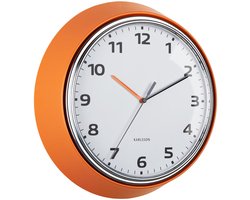 Top 10 moderne en retro wandklokken 2026: Karlsson Modern Retro wandklok oranje Ø34 cm