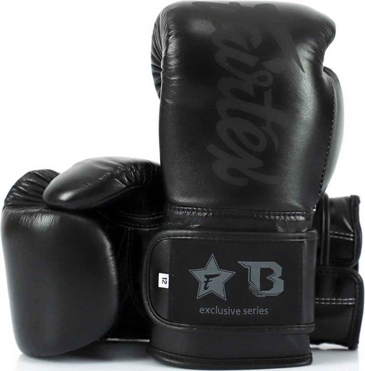 Fairtex Booster FXB Leren Kickboks Handschoenen Zwart - 10 OZ