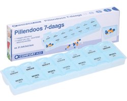 Pillendoosje klein - 7 dagen - Ochtend en avond - Medicatiedoos - Pillen box - Pil organizer