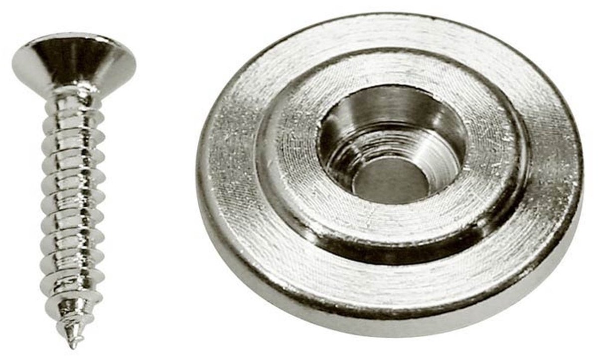 Boston SH-15-N Snaarstop voor Basgitaar - Nickelmateriaal, Inclusief Schroef