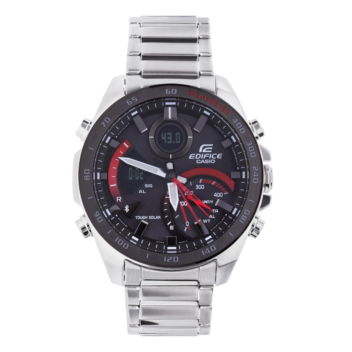 Casio Edifice ECB-900DB-1AER Herenhorloge 44 mm - Zilverkleurig