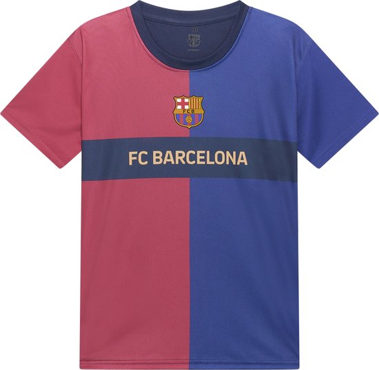 Maillot + Short FC Barcelone Officiel - Ensemble Enfant Garçon 14 Ans