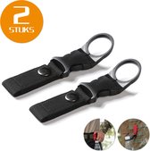 Clips élastiques Multifonctions Pour Sac à Dos - Corde épaisse 3,5 Mm, Support équipement Randonnée, Bâtons, Parapluie