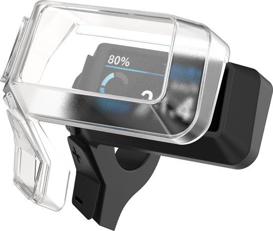 kwmobile elektrische fiets displaycover geschikt voor BoschPurion 200 cover - Display en randen beschermhoesje voor gps in transparant van Merkloos — afbeelding 5