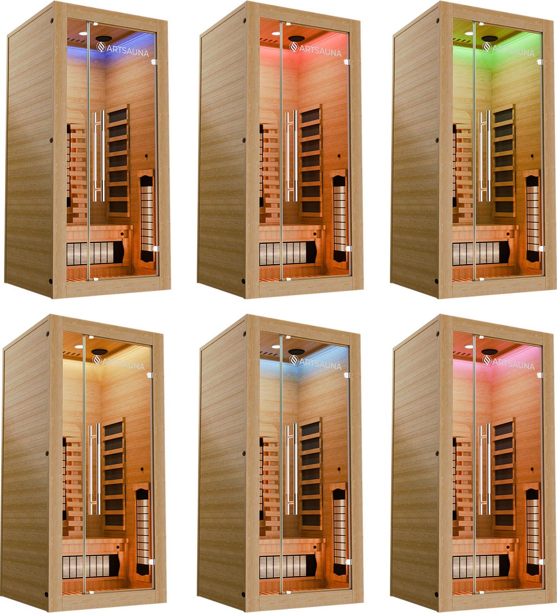 Juskys Infraroodkabine / Sauna Kiruna 90 Premium thumbnail 3