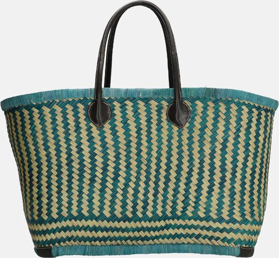 PE Florence Bozaka Rieten Mand turquoise
