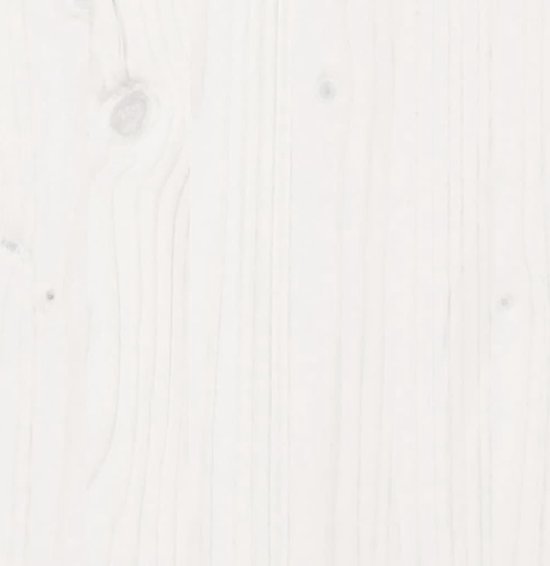 vidaXL - Lit enfant - sans - matelas - solide - bois de pin - blanc - 90x190 - cm